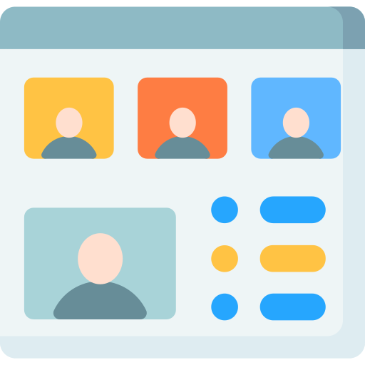 online-meeting Special Flat icon