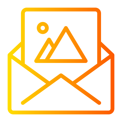 Letter Generic gradient outline icon