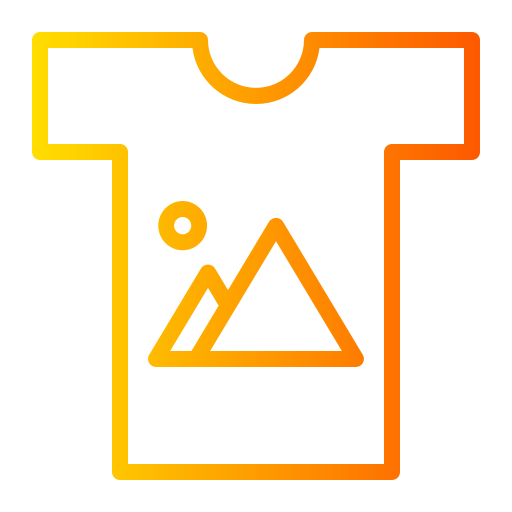 티셔츠 Generic gradient outline icon