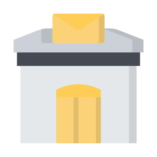 postkantoor Generic color fill icoon