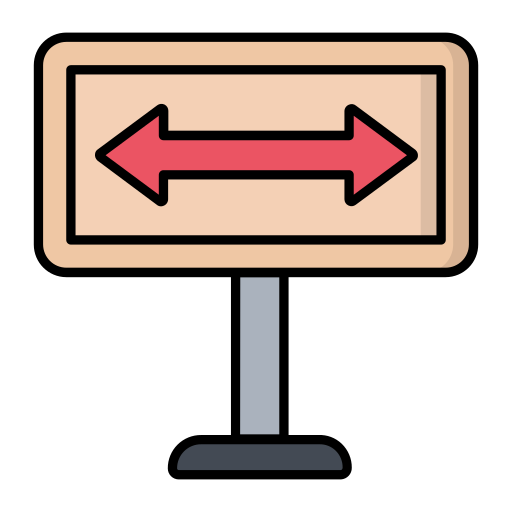 방향 표시 Generic color lineal-color icon