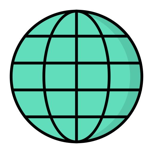 世界各地への発送 Generic color lineal-color icon