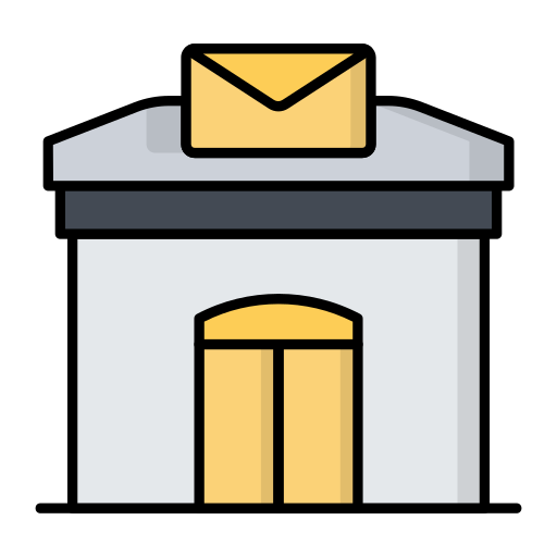 postkantoor Generic color lineal-color icoon