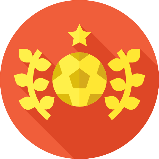 Football badge Flat Circular Flat icon