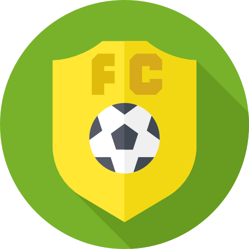 badge de football Flat Circular Flat Icône