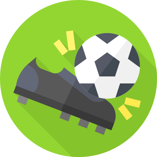 Football Flat Circular Flat icon