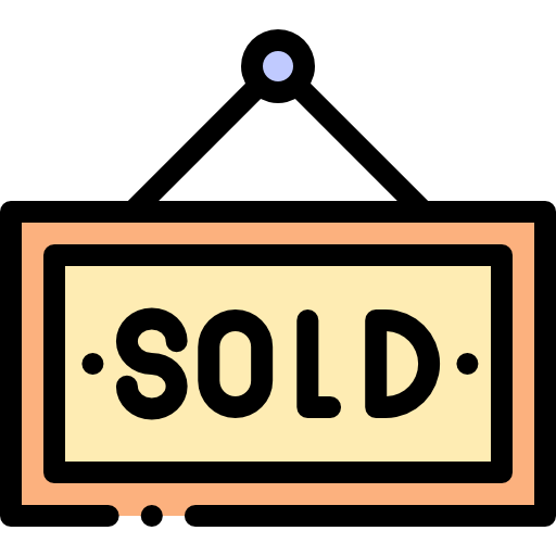Sold Detailed Rounded Lineal color icon