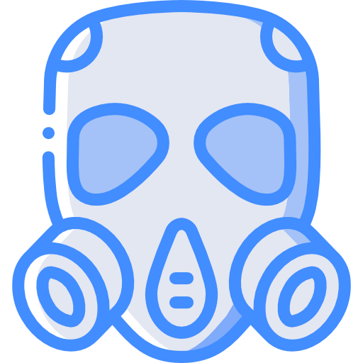 maschera antigas Basic Miscellany Blue icona