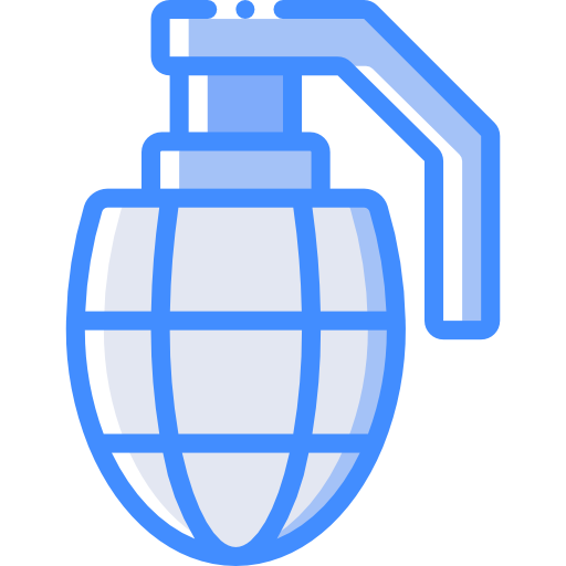 grenade Basic Miscellany Blue Ícone