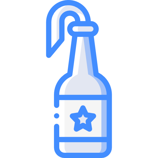 화염병 칵테일 Basic Miscellany Blue icon