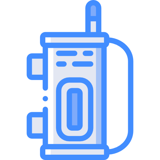 Walkie talkie Basic Miscellany Blue icon