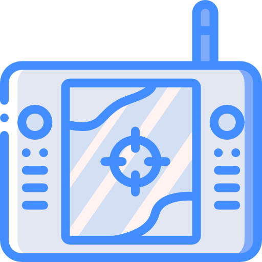 Remote control Basic Miscellany Blue icon