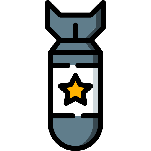 폭탄 Basic Miscellany Lineal Color icon