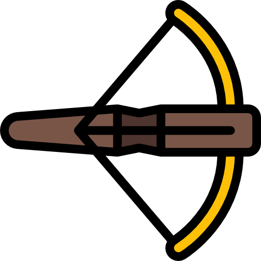 석궁 Basic Miscellany Lineal Color icon