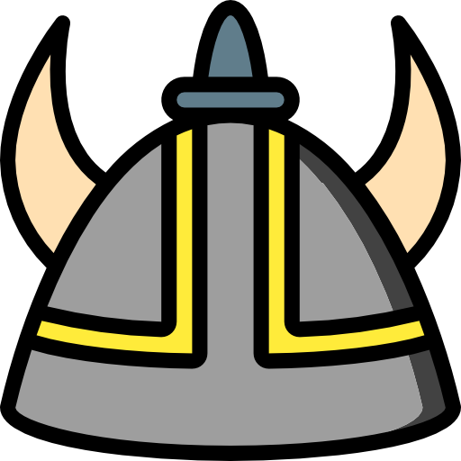 Viking helmet Basic Miscellany Lineal Color icon