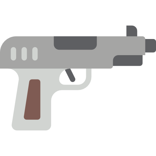 pistolet Basic Miscellany Flat ikona