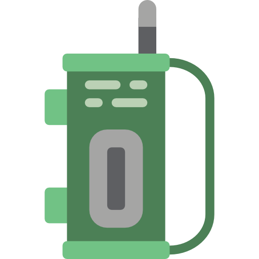 walkie-talkie Basic Miscellany Flat icoon