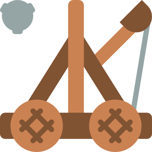 Catapult Basic Miscellany Flat icon