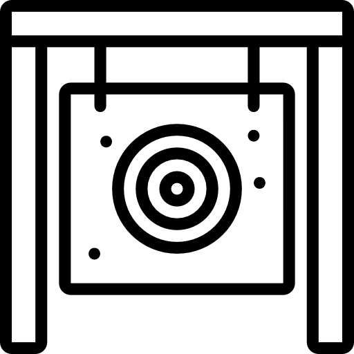 cible de tir Basic Miscellany Lineal Icône