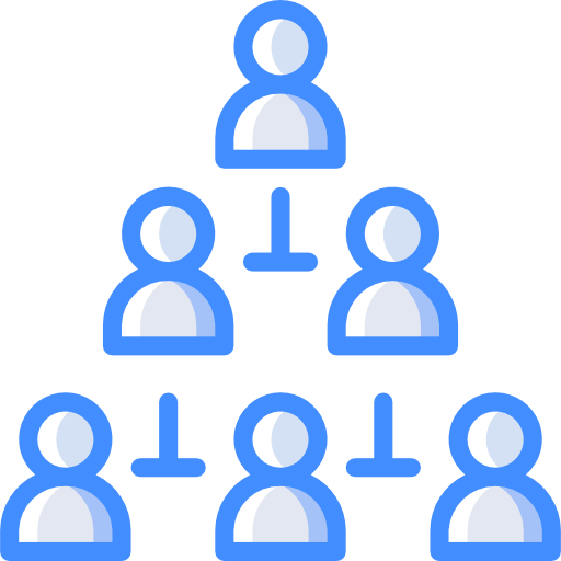 struktura hierarchiczna Basic Miscellany Blue ikona