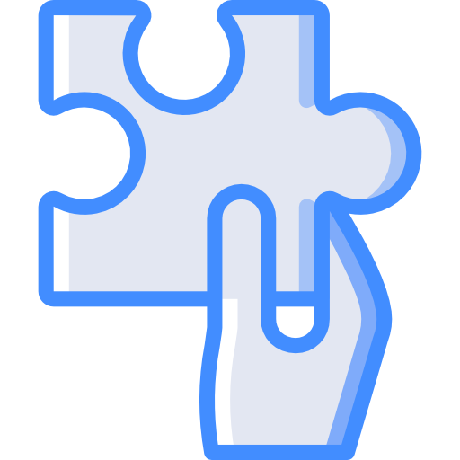 puzzle Basic Miscellany Blue icon