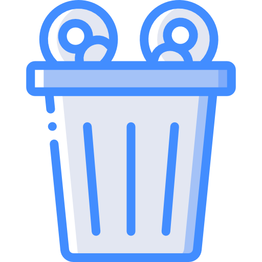 Garbage Basic Miscellany Blue icon