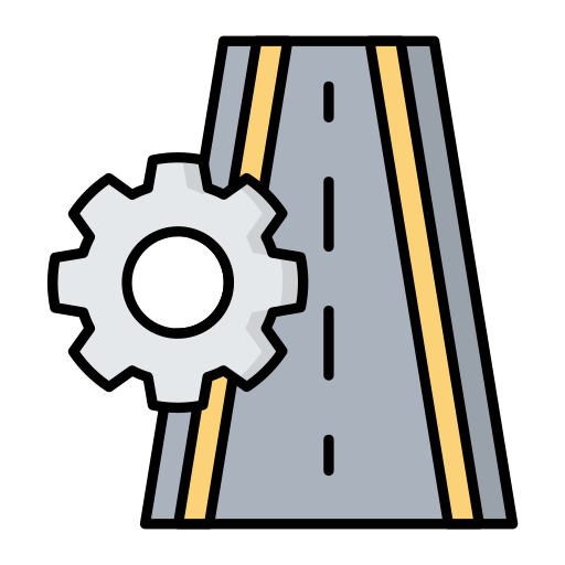 asfalt Generic color lineal-color ikona