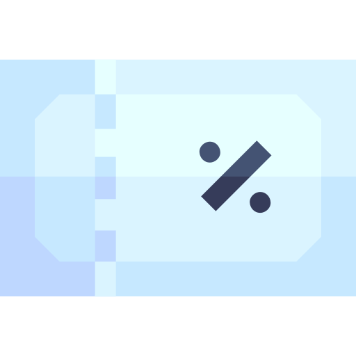 クーポン Basic Straight Flat icon