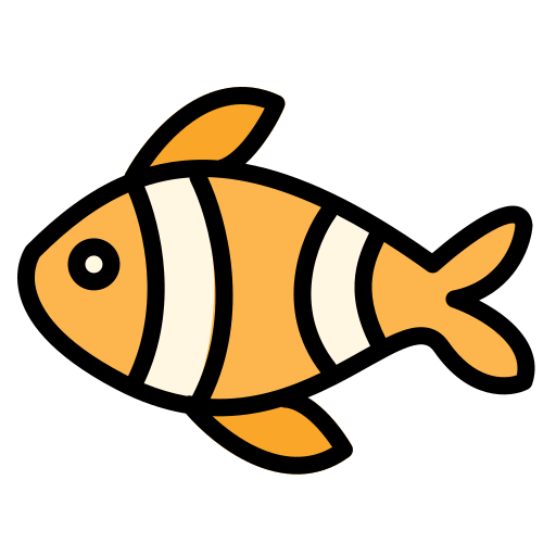 pez payaso Generic color lineal-color icono
