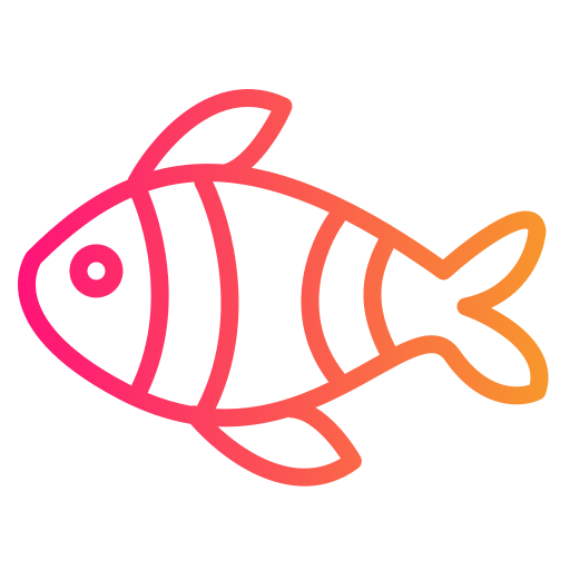 Рыба-клоун Generic gradient outline иконка