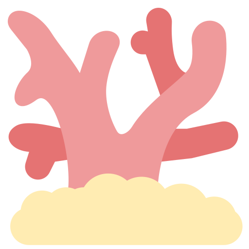 koraal Generic color fill icoon