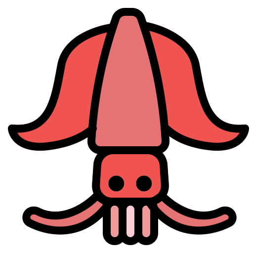 Squid Generic color lineal-color icon