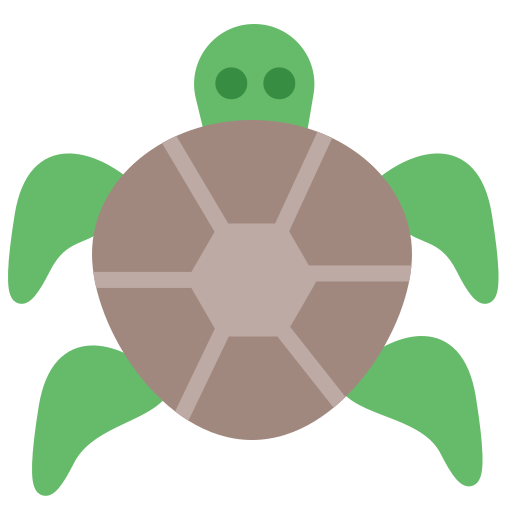 tartaruga Generic color fill icona