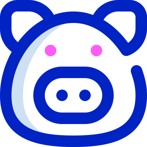 Pig Super Basic Orbit Color icon