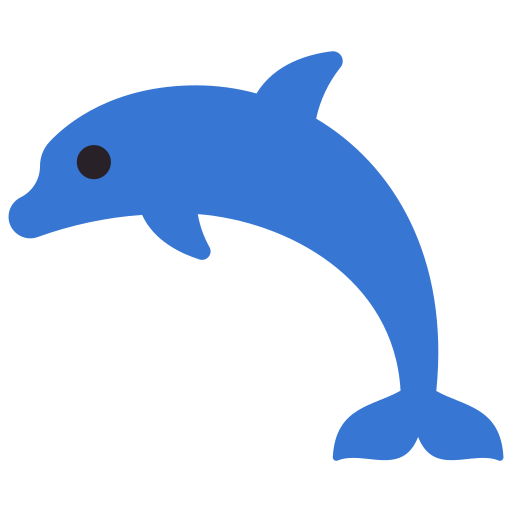 delfin Juicy Fish Flat ikona