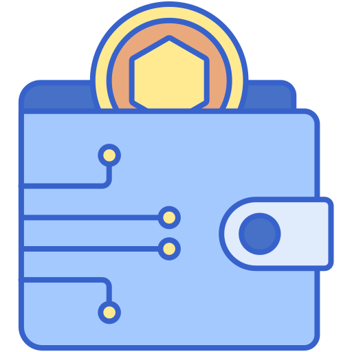 portfel kryptowalut Generic color lineal-color ikona