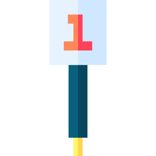 measurement Basic Straight Flat icono