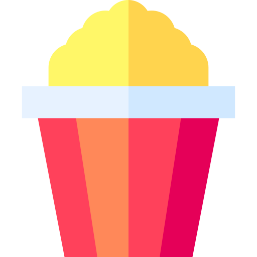 Popcorn Basic Straight Flat icon