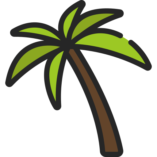 Palm tree Juicy Fish Soft-fill icon