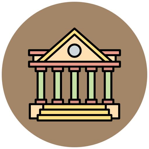 Bank Generic color fill icon