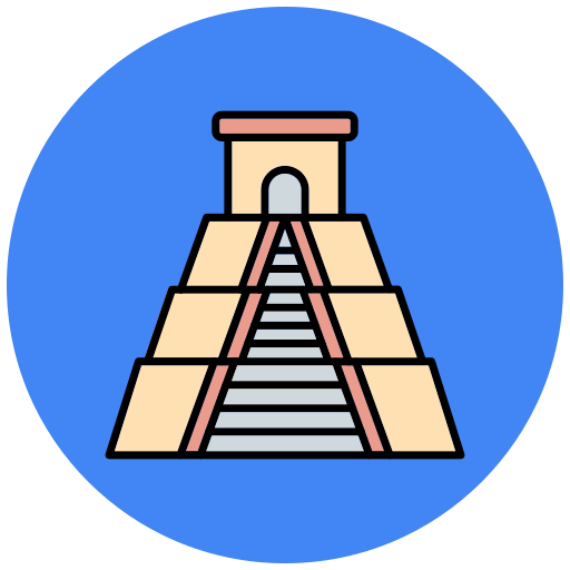 teotihuacan Generic color fill icon