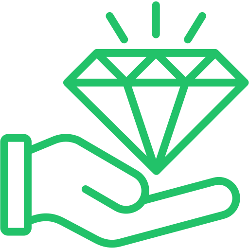 다이아몬드 Generic color outline icon