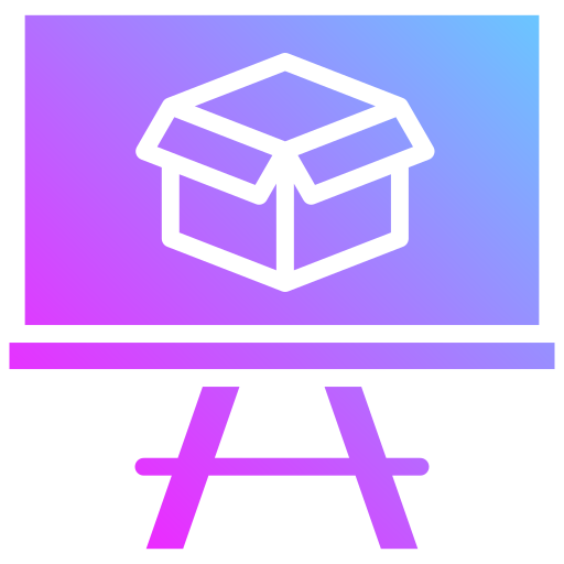 Product placement Generic gradient fill icon