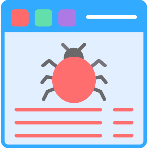 software malicioso Generic color fill icono