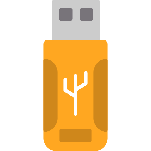 Flash drive Generic color fill icon