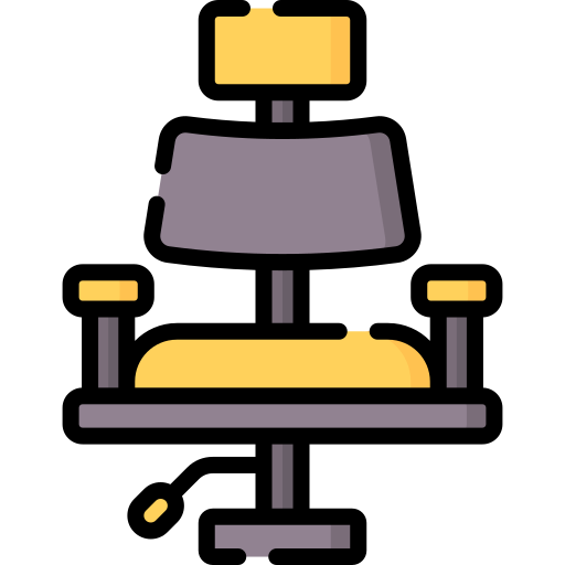 silla de peluquero Special Lineal color icono