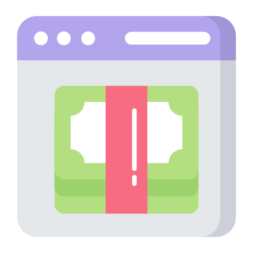 Online Money Generic color fill icon