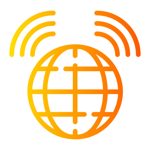 Wireless Internet Generic gradient outline icon