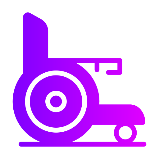 Инвалидное кресло Generic gradient fill иконка