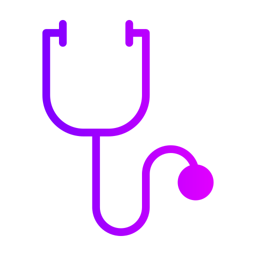 stetoskop Generic gradient fill ikona